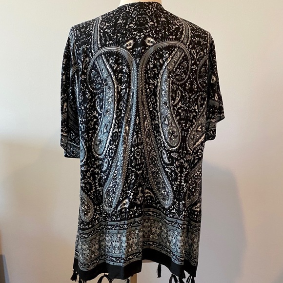 BINDYA Lulla Collection Print Tassel Kimono - Picture 4 of 6